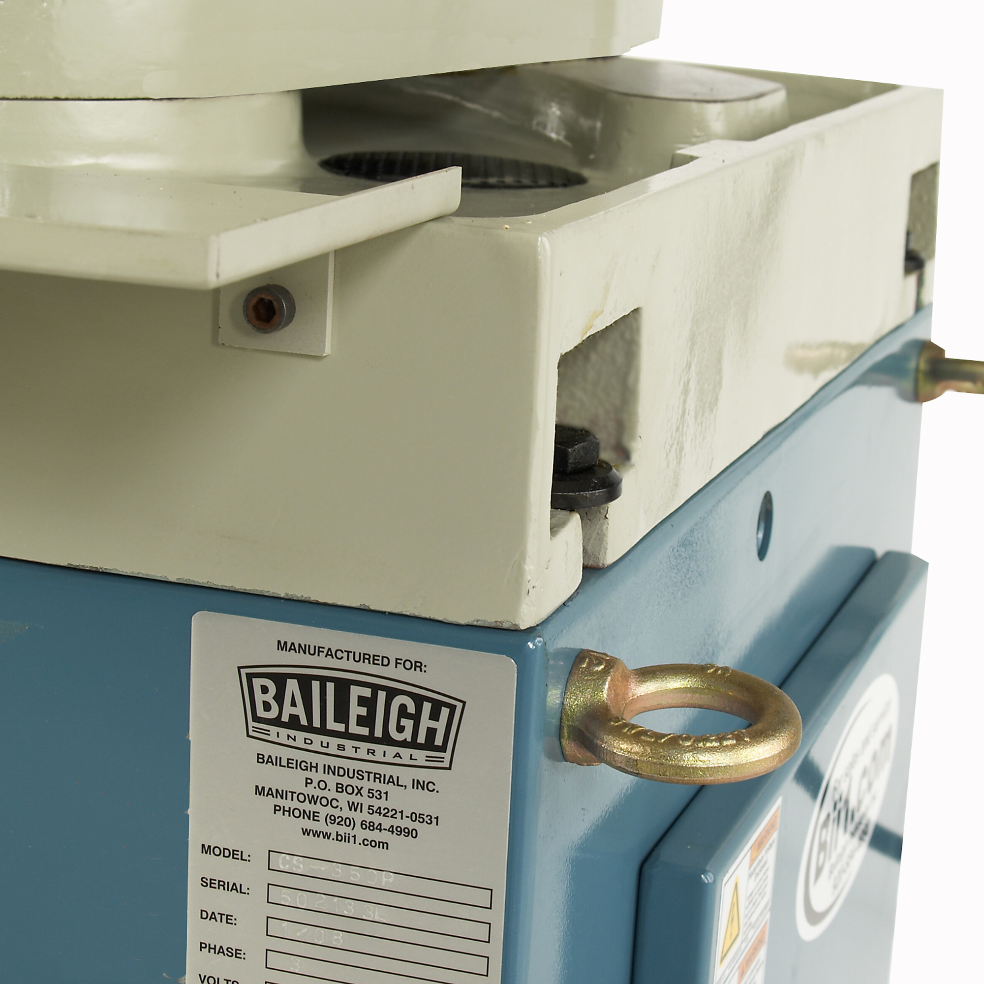 Baileigh Manual Cold Band Saw, 4 HP, Volts 220, Model# CS-350P